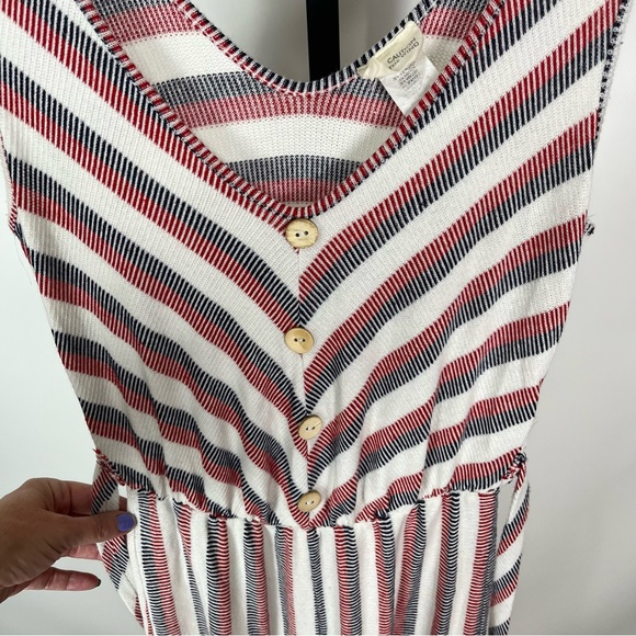 Caution to the Wind Striped Jumpsuit Size Small - Picture 4 of 7